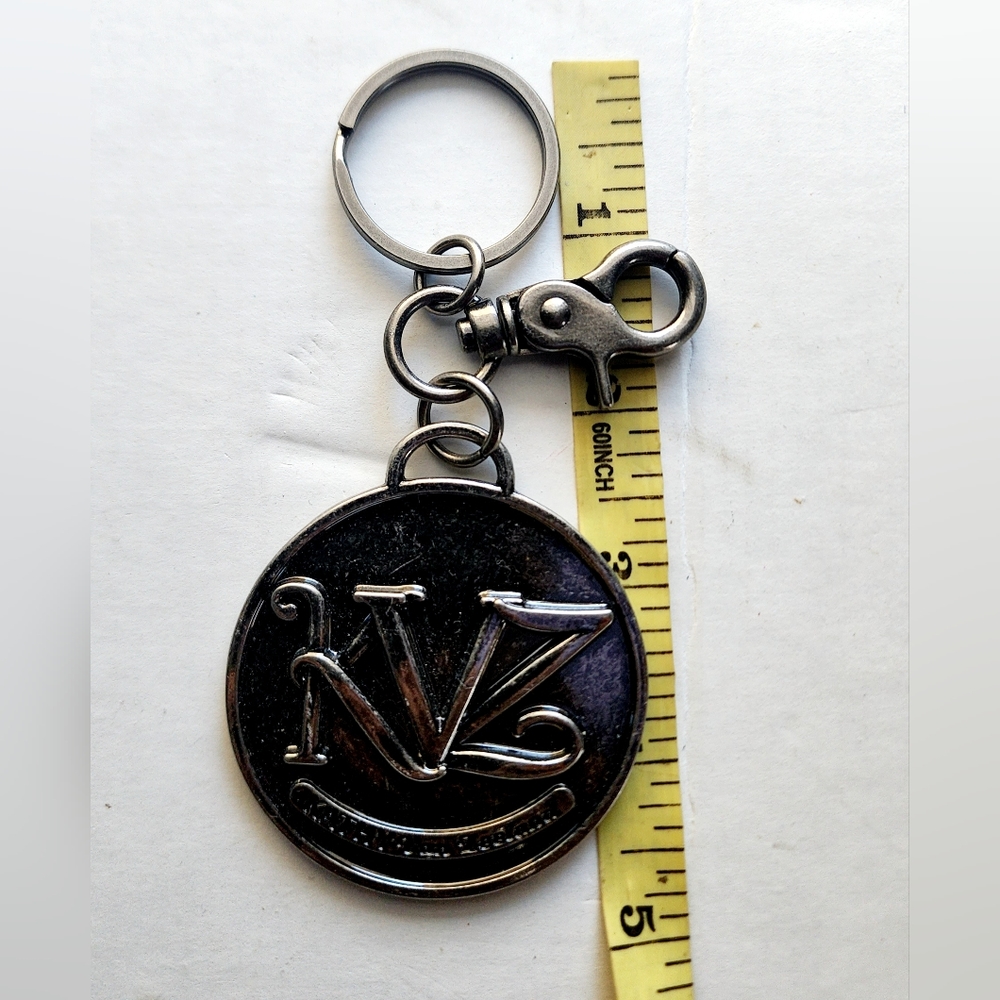 Kathy Van Zealand antique silver tone bag decoration charm pendant keyring - Picture 6 of 6
